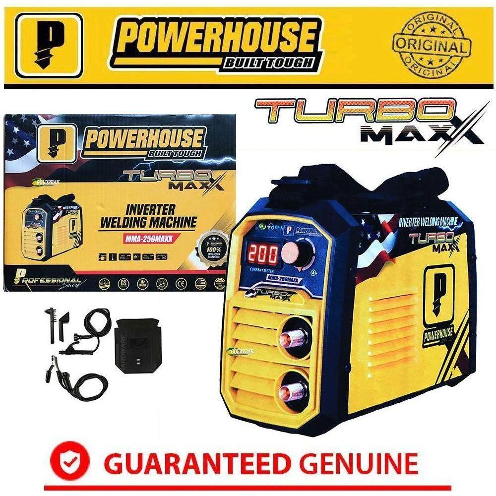 Powerhouse MMA-250 DC Inverter Welding Machine (TURBOMAXX) - Goldpeak Tools PH Powerhouse Powerhouse MMA-250 DC Inverter Welding Machine (TURBOMAXX) - Goldpeak Tools PH Powerhouse